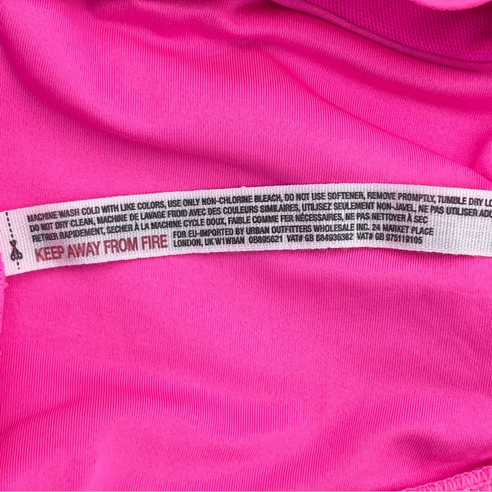 NWT Free People Movement Virgo Performance Yoga Crop Top in Tropical Pink *RARE* - Picture 9 of 10